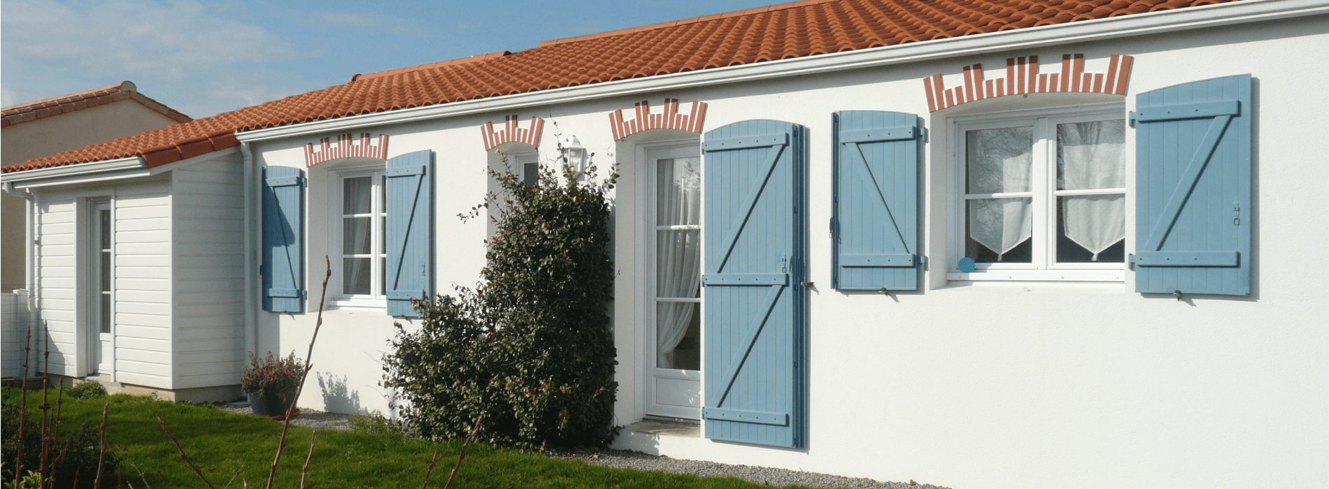 Rénovation d'une maison de bourg par la SARL Néau maçonnerie à la Roche sur Yon
